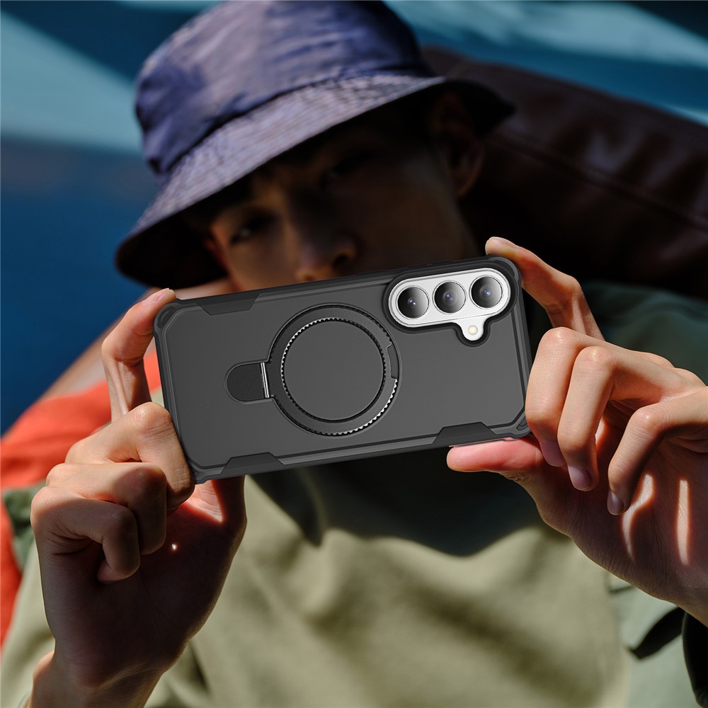 SS Gxy S26 - Shockproof Kickstand Black - 16