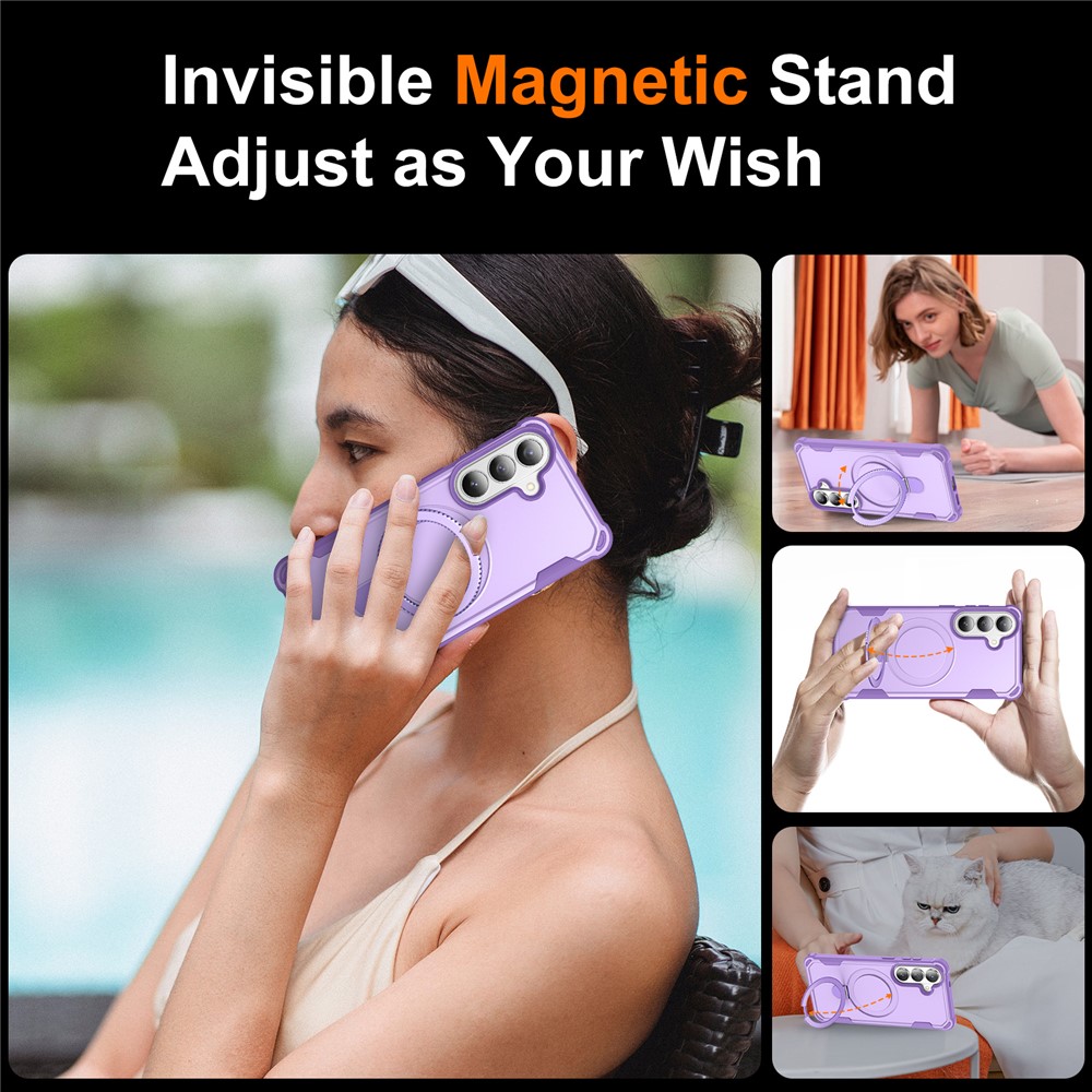 SS Gxy S26 - Shockproof Kickstand Purple - 15