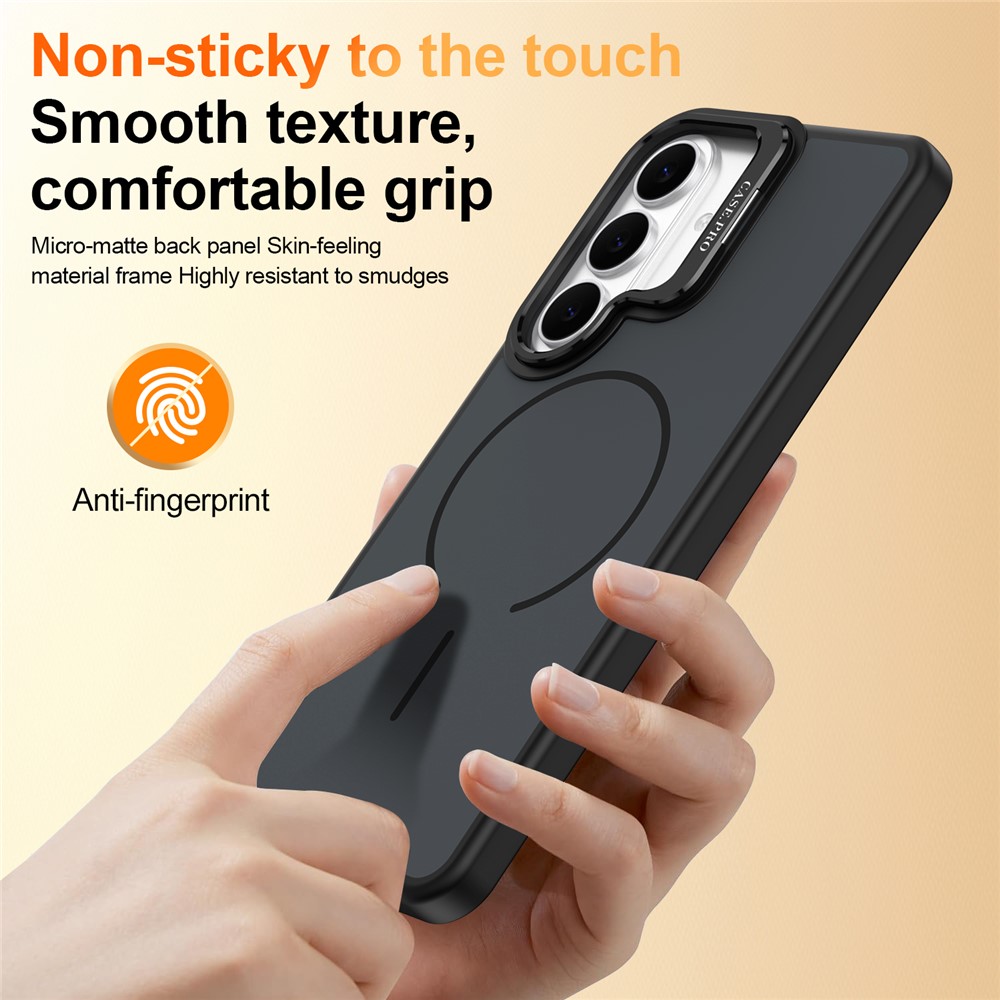 SS Gxy S26 - Skin-Touch With Foldable Kickstand Desert Black - 14