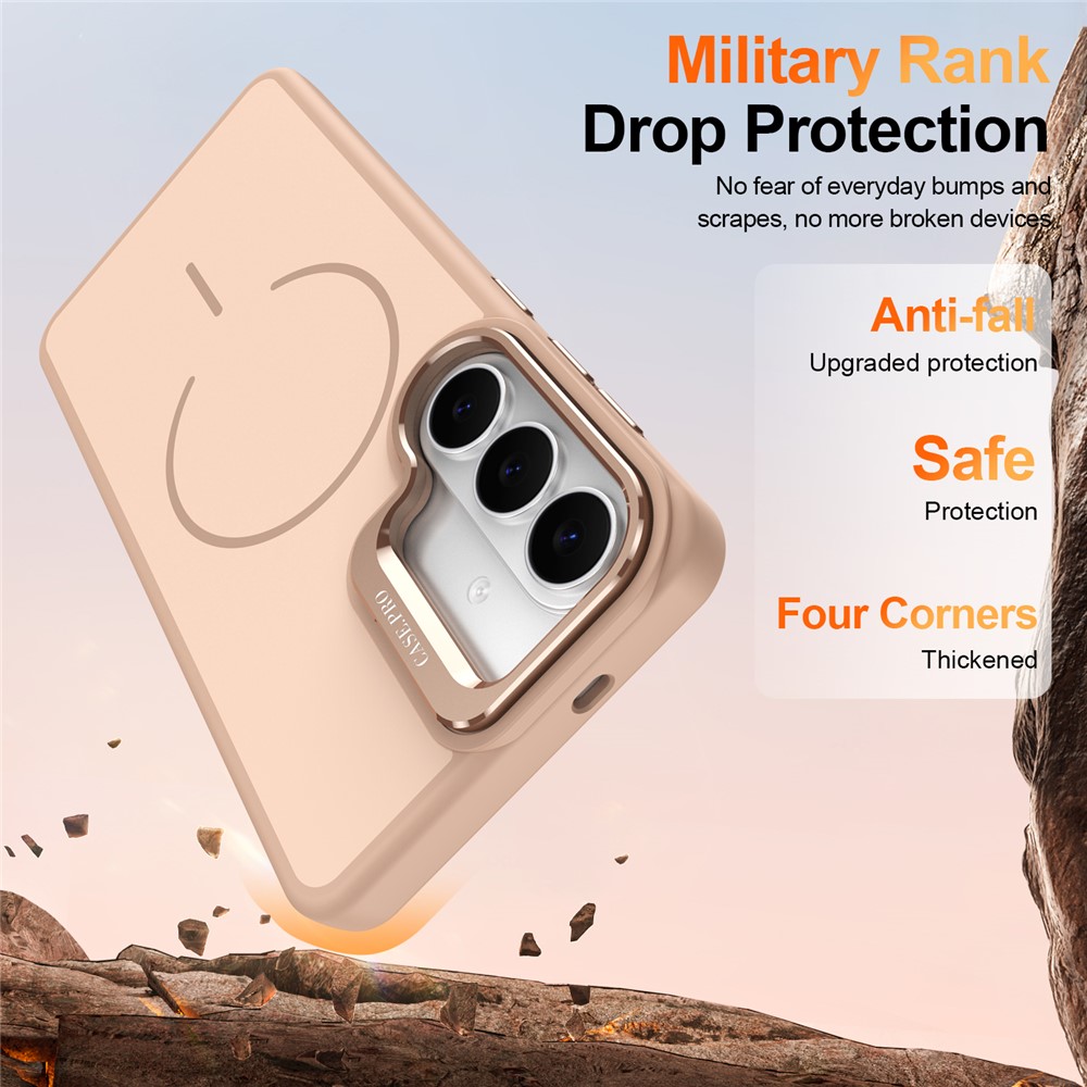 SS Gxy S26 - Skin-Touch With Foldable Kickstand Desert Gold - 10