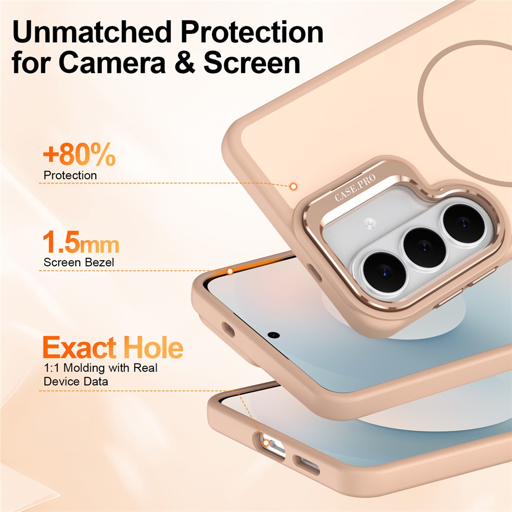SS Gxy S26 - Skin-Touch With Foldable Kickstand Desert Gold - 12
