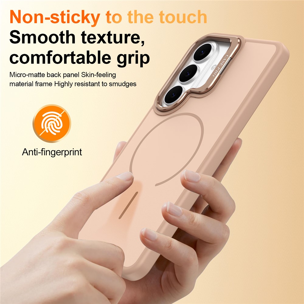 SS Gxy S26 - Skin-Touch With Foldable Kickstand Desert Gold - 14