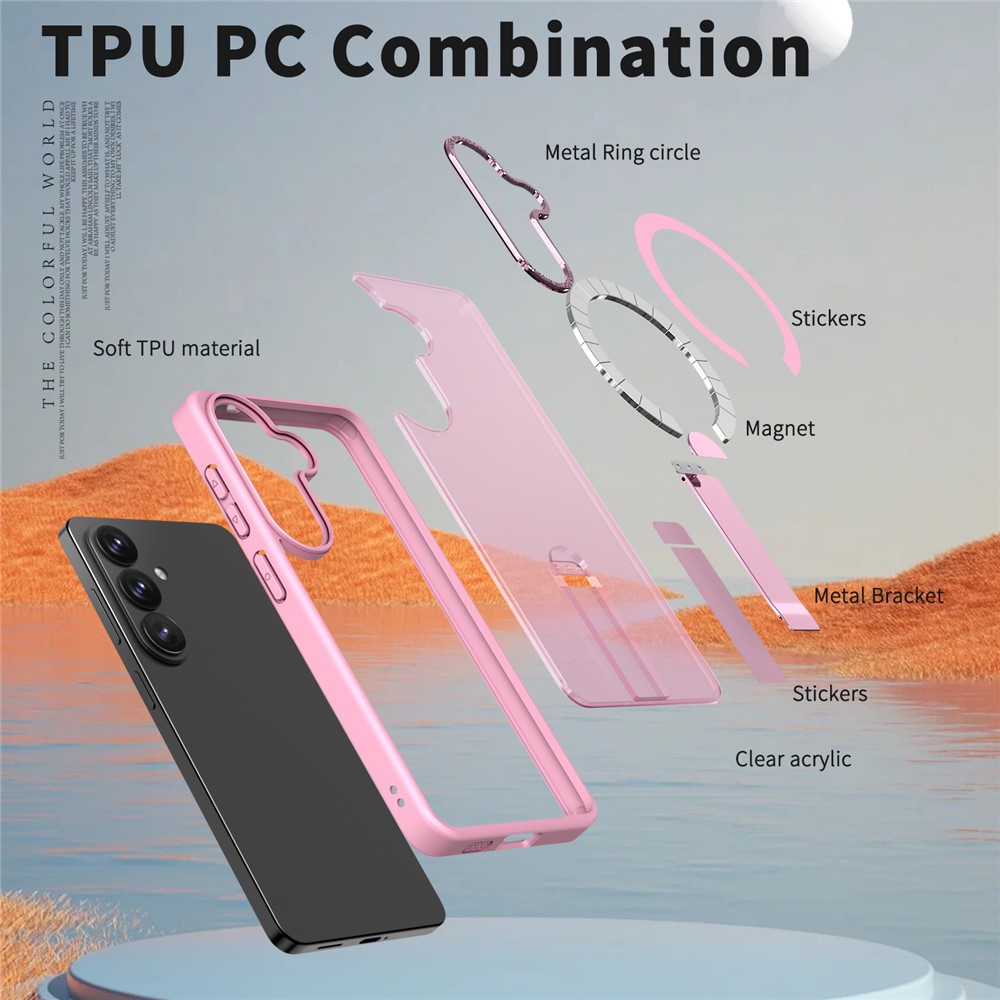 SS Gxy S26 - TPU Acrylic Pink - 12