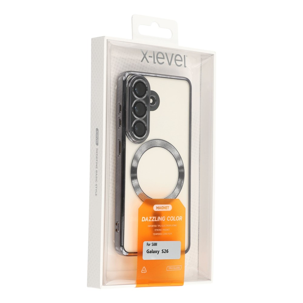 SS Gxy S26 - X-LEVEL Case Flexible With Lens Film Grey - 12