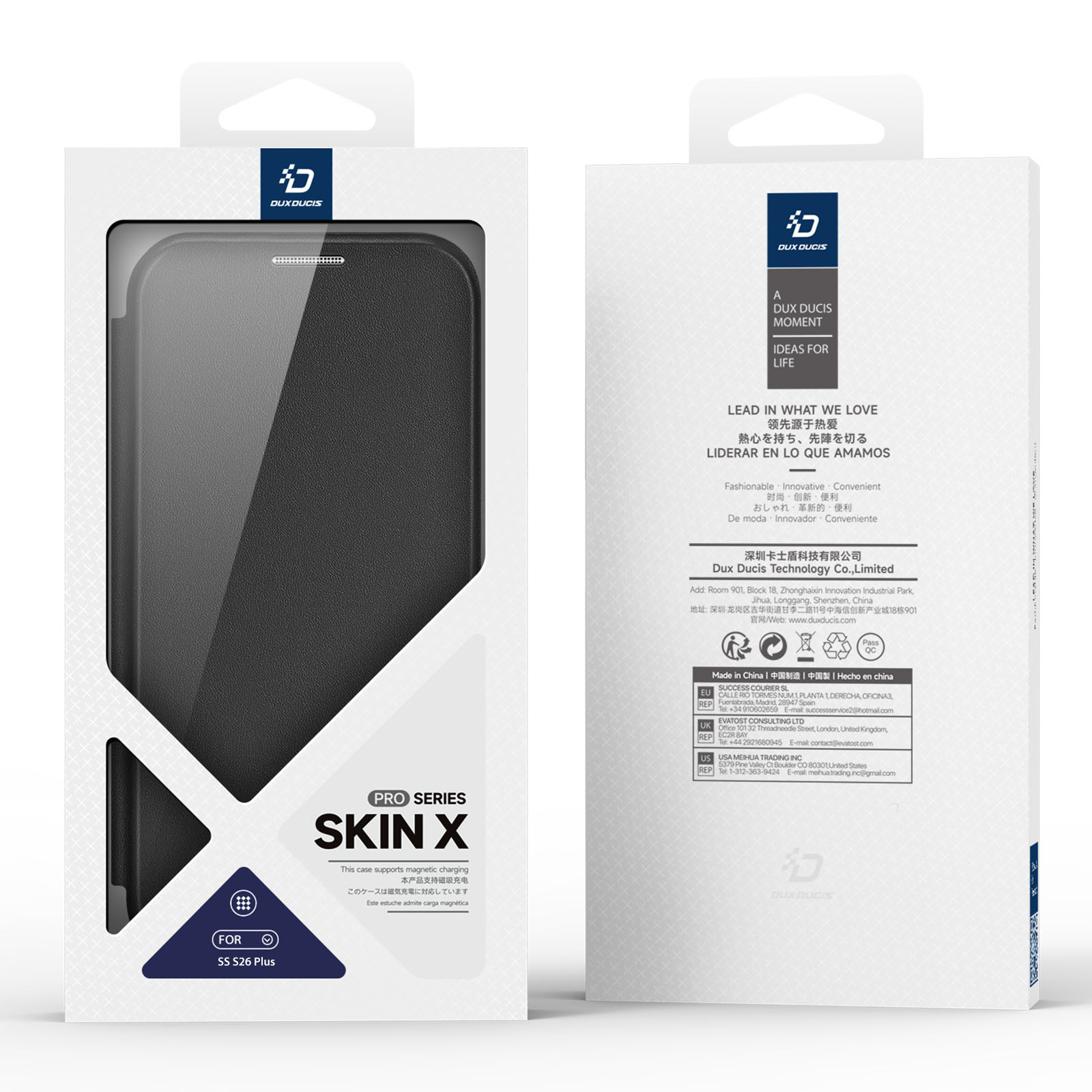 SS Gxy S26 Plus - DUX DUCIS Skin X Pro With MagSafe Black - 16