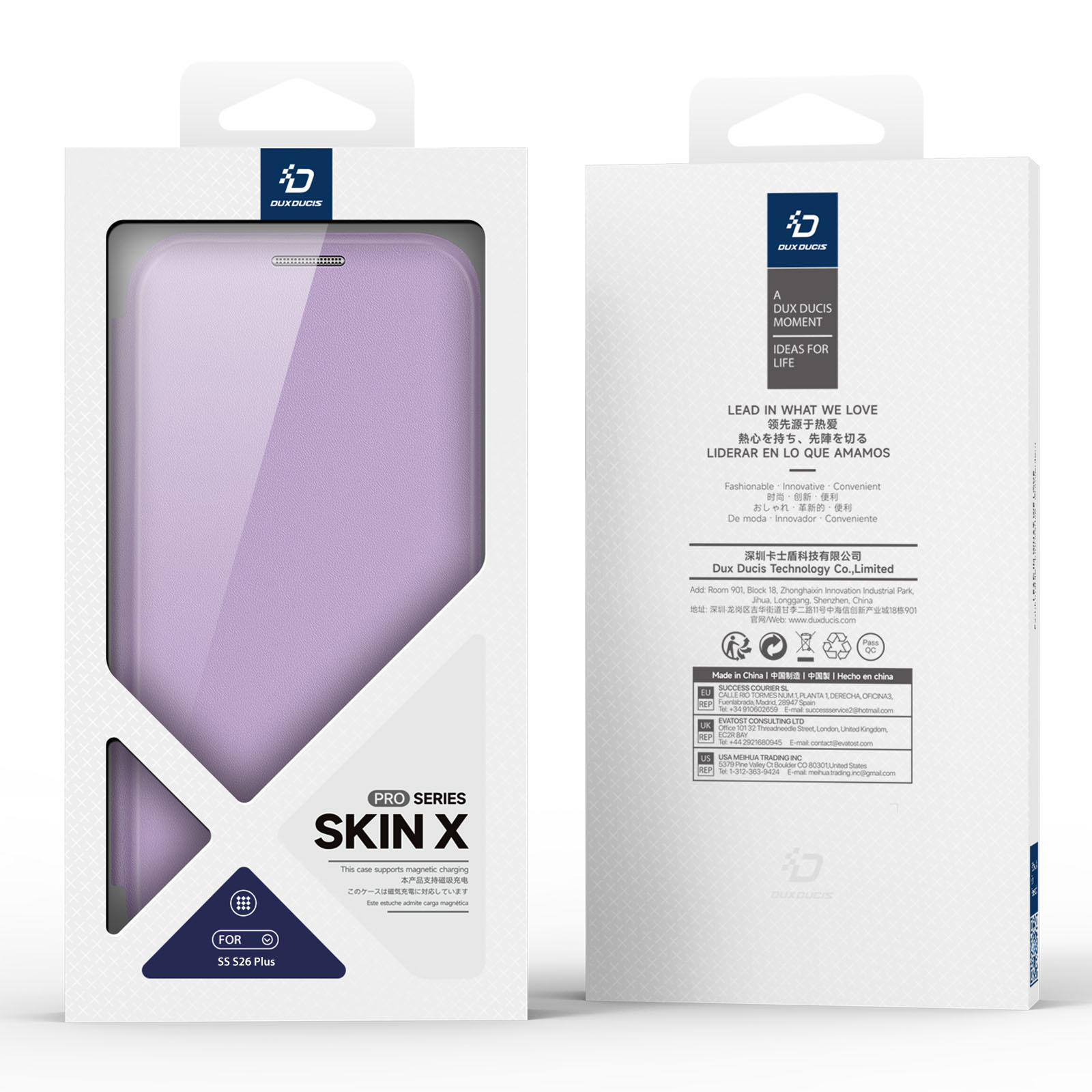 SS Gxy S26 Plus - DUX DUCIS Skin X Pro With MagSafe Purple - 16