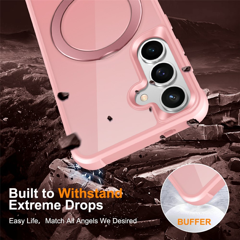 SS Gxy S26 Plus - Magnetic Ring Holder Kickstand Pink - 6
