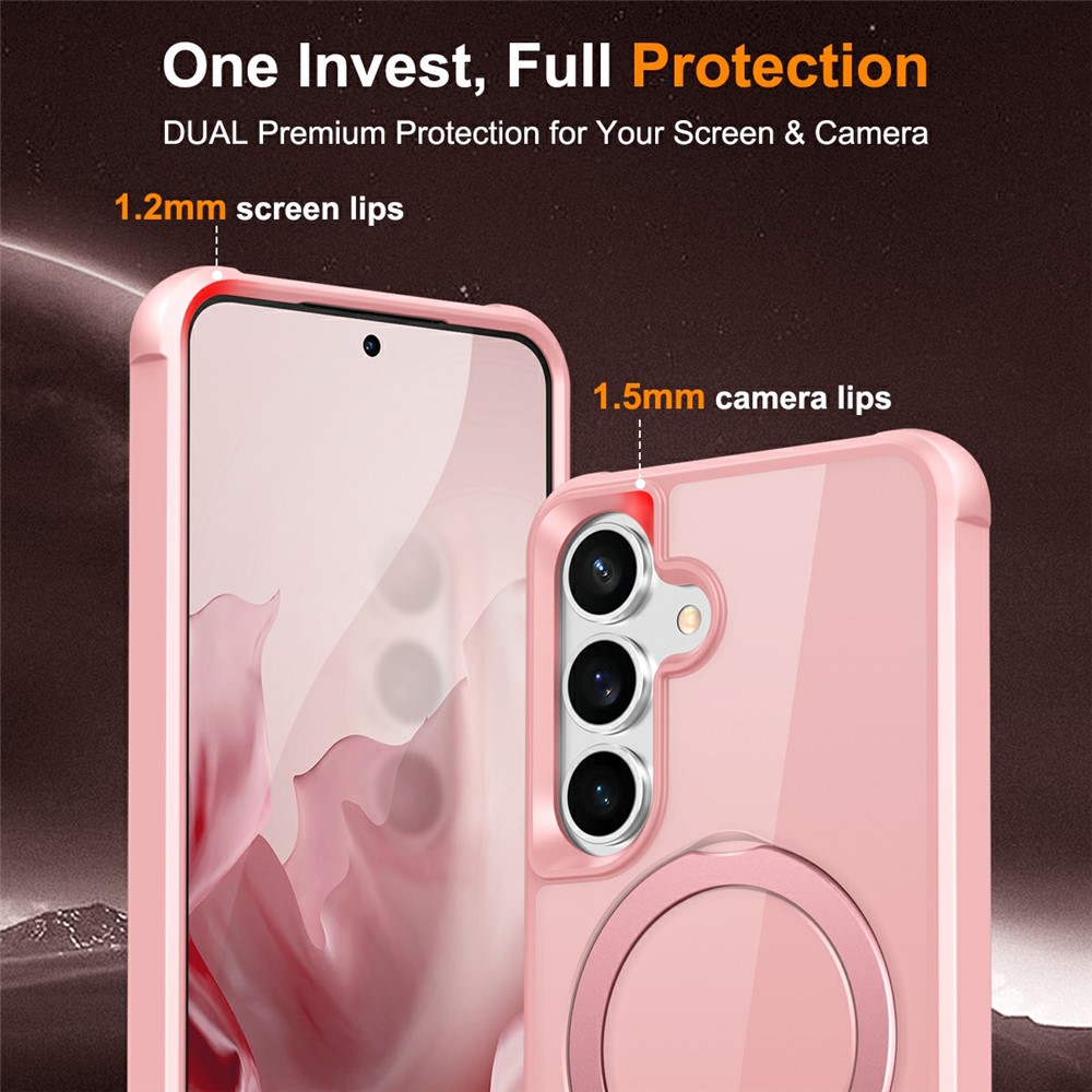 SS Gxy S26 Plus - Magnetic Ring Holder Kickstand Pink - 7