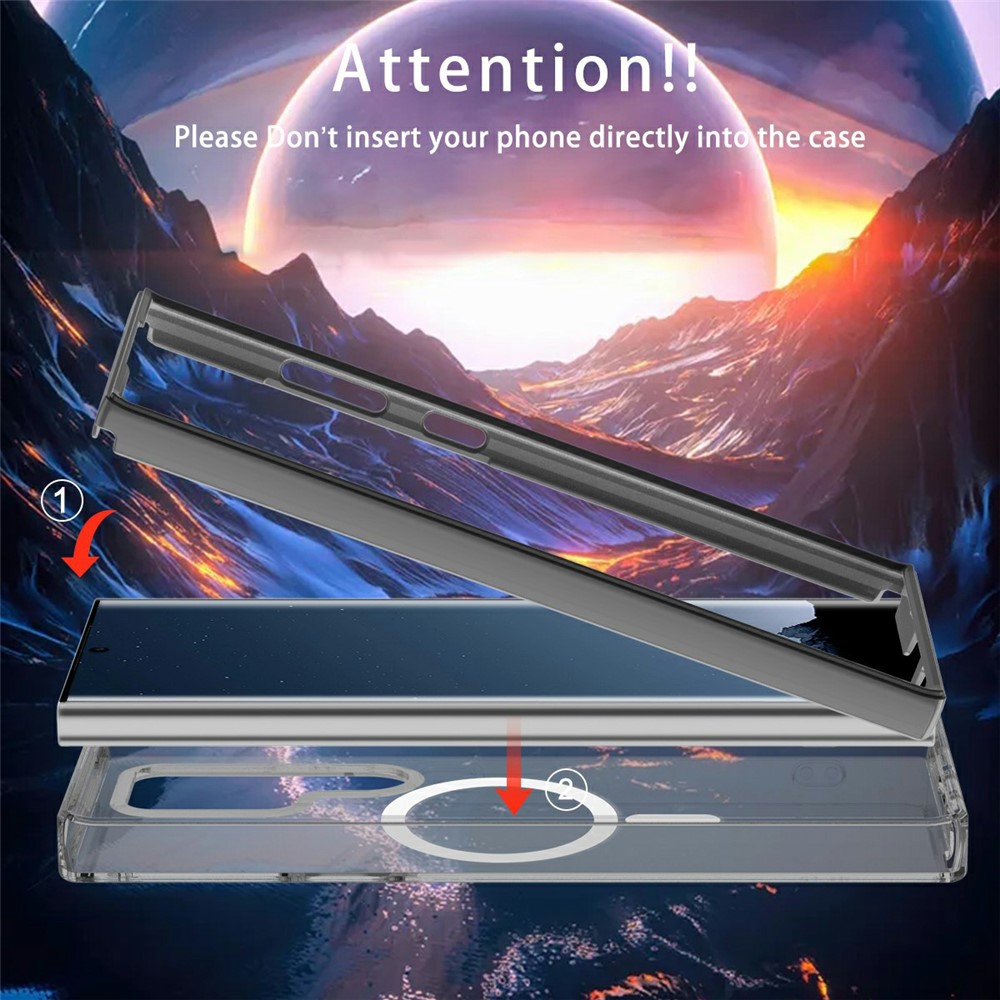 SS Gxy S26 Ultra - 360 Magnetic Case Grey - 3