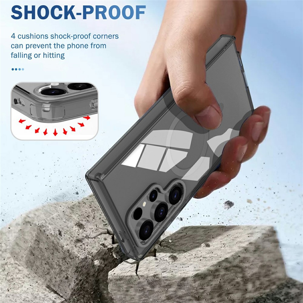 SS Gxy S26 Ultra - 360 Magnetic Case Grey - 5