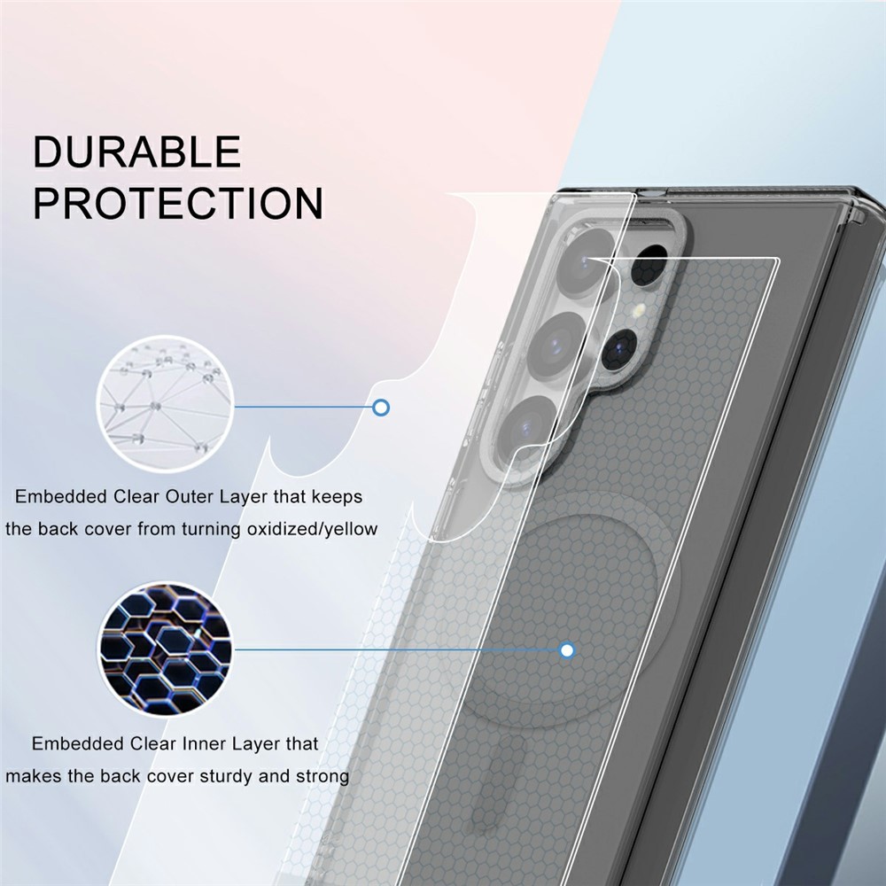 SS Gxy S26 Ultra - 360 Magnetic Case Grey - 7