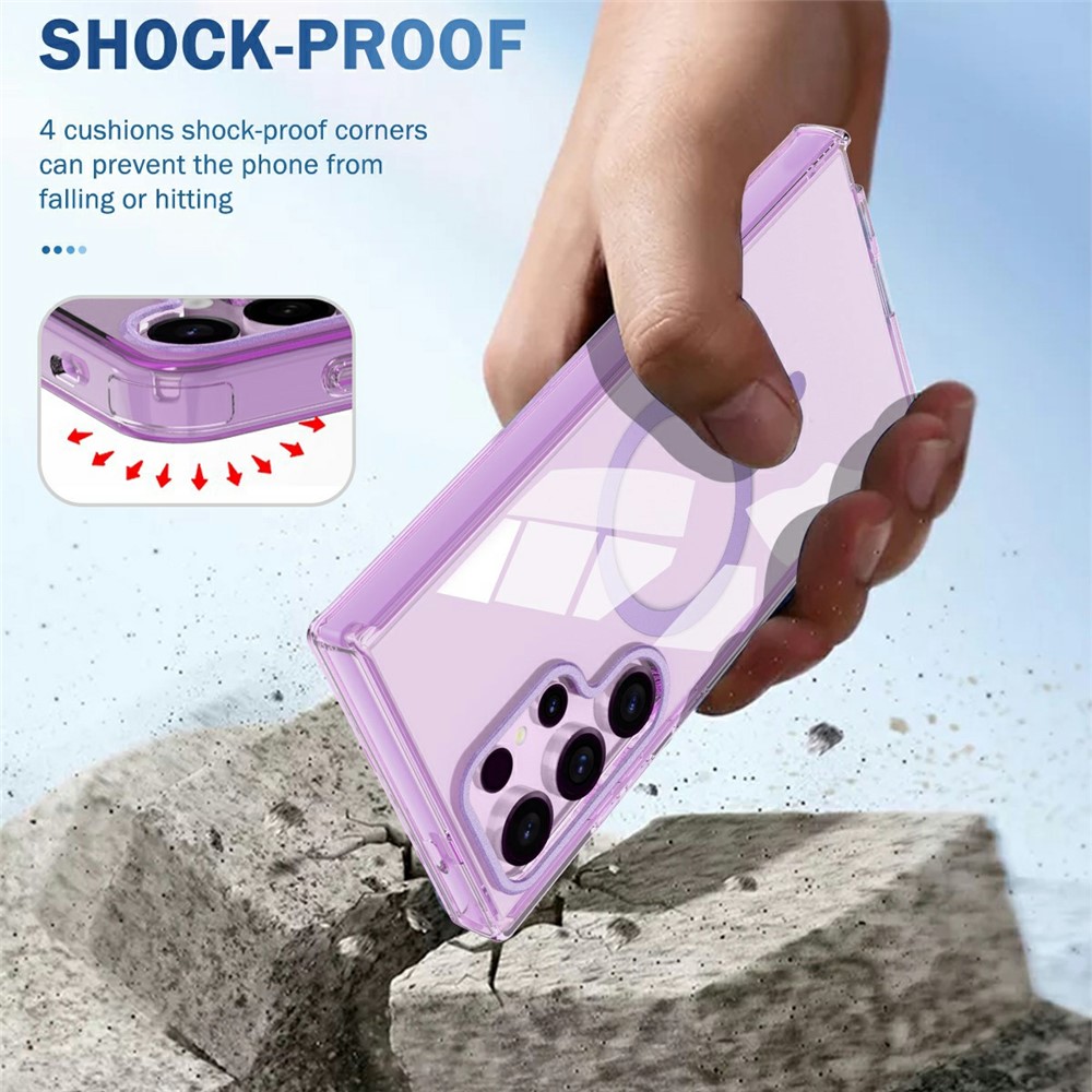 SS Gxy S26 Ultra - 360 Magnetic Case Light Purple - 4