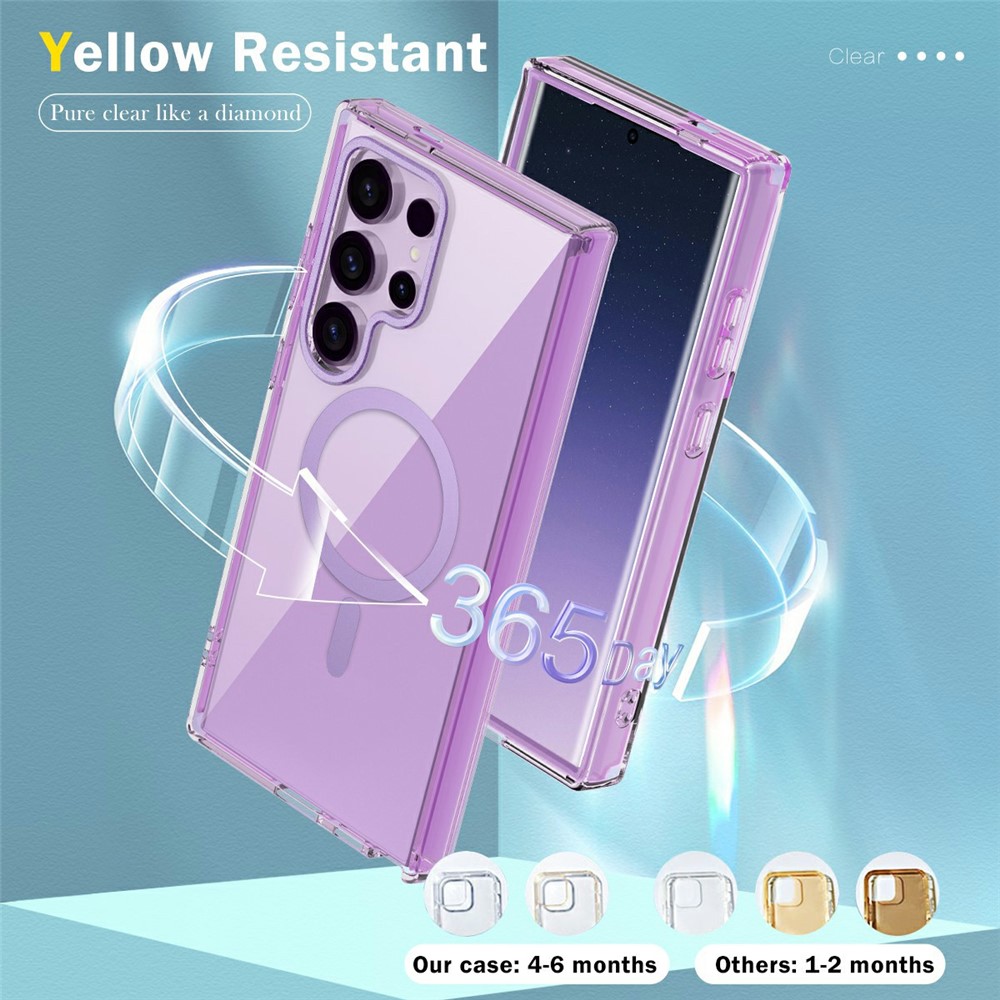 SS Gxy S26 Ultra - 360 Magnetic Case Light Purple - 5