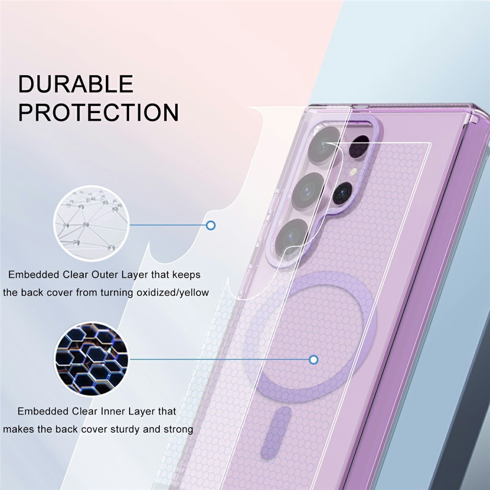 SS Gxy S26 Ultra - 360 Magnetic Case Light Purple - 6