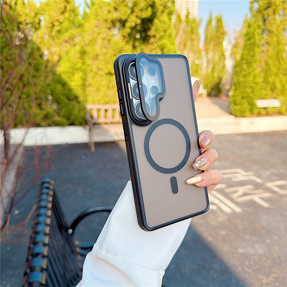 SS Gxy S26 Ultra - Acrylic Cover With Lens Protector Black