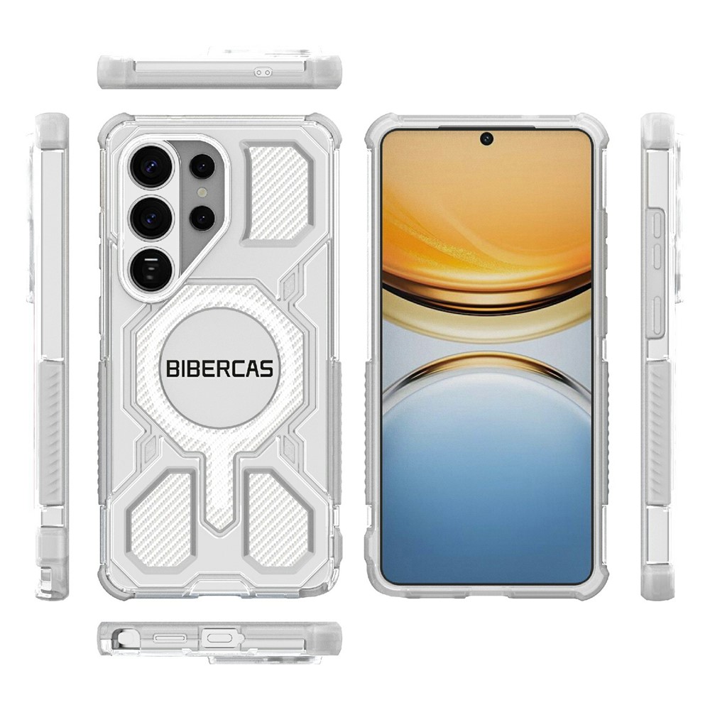 SS Gxy S26 Ultra - BIBERCAS Transparent Series Cover Transparent - 3