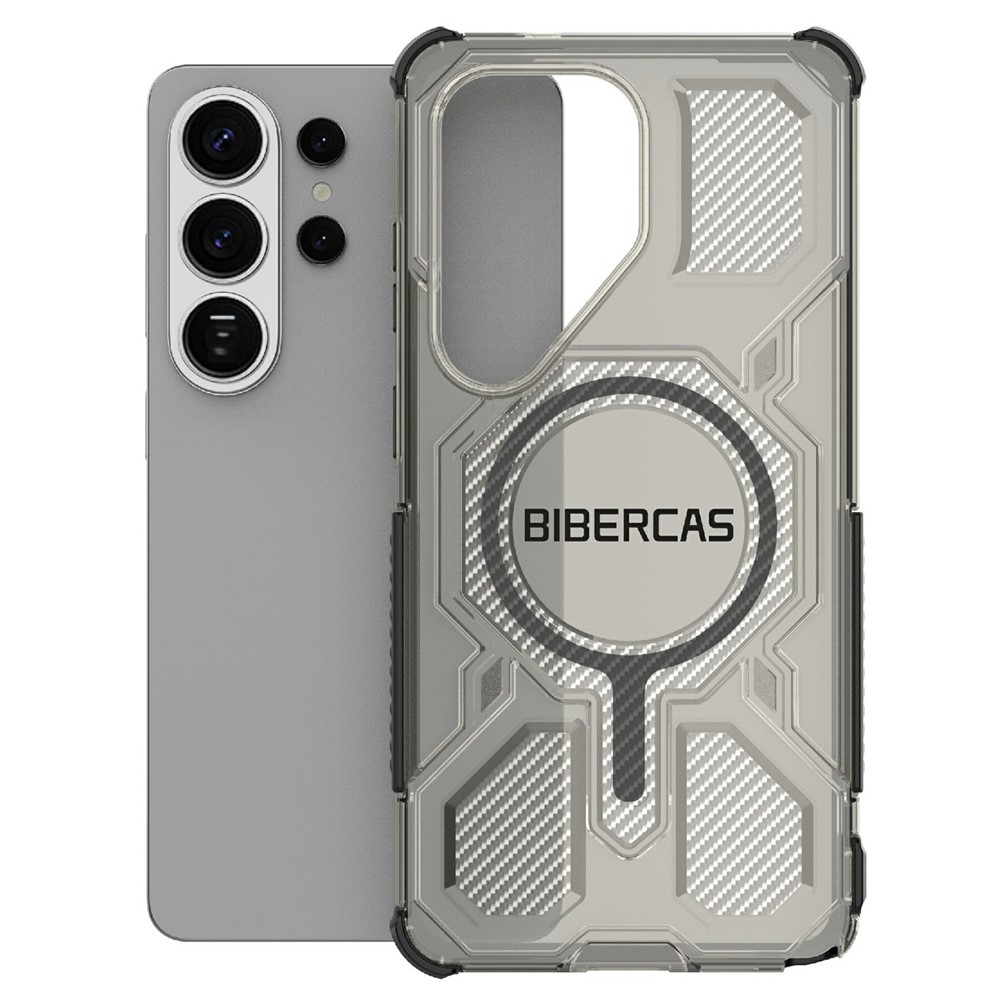 SS Gxy S26 Ultra - BIBERCAS Transparent Series Cover Black - 2