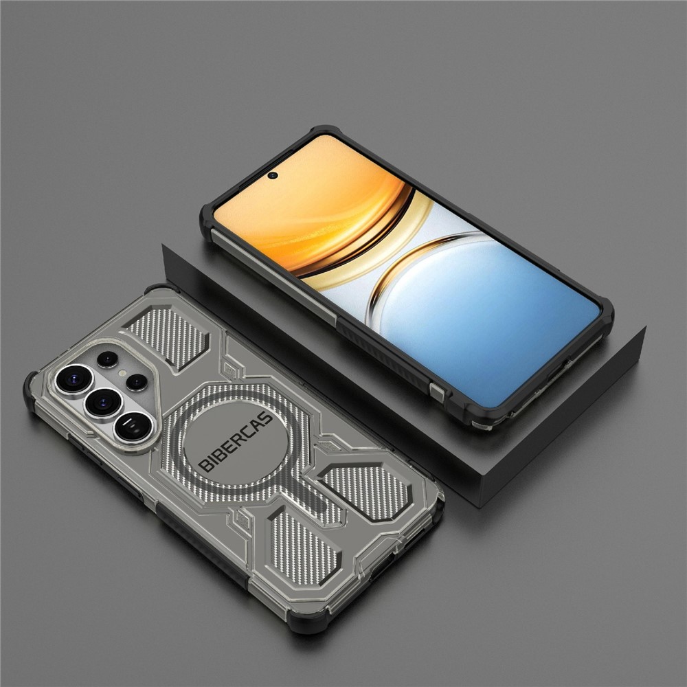 SS Gxy S26 Ultra - BIBERCAS Transparent Series Cover Black - 5