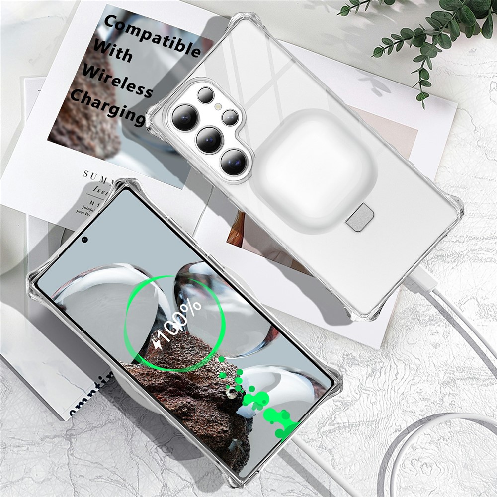SS Gxy S26 Ultra - Case Matte Kickstand Hybrid Transparent - 2