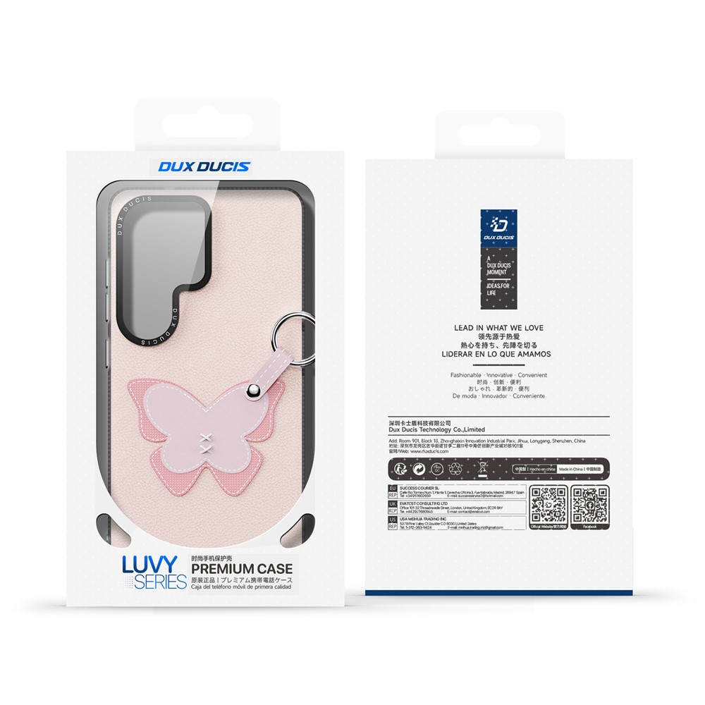 SS Gxy S26 Ultra - DUX DUCIS Luvy Series Light Pink Butterfly - 4