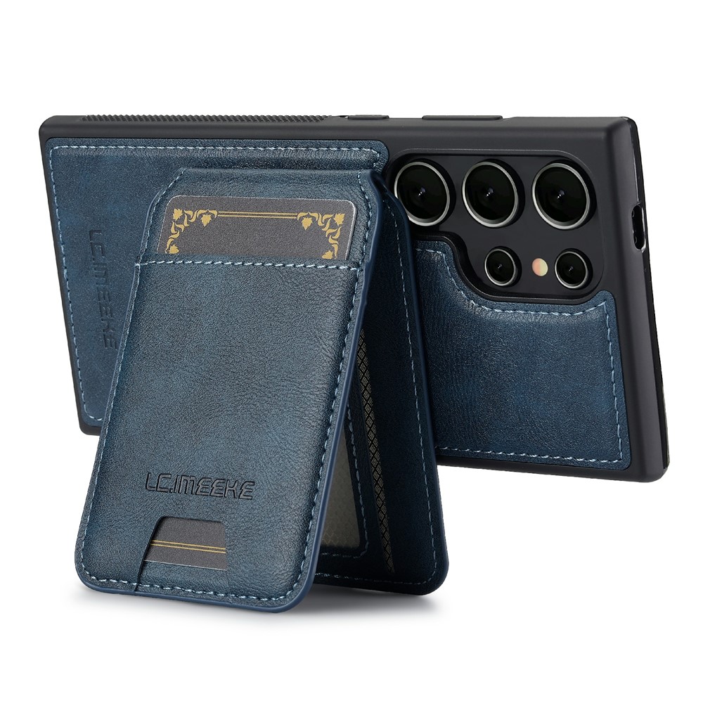 SS Gxy S26 Ultra - LC.IMEEKE Case Leather With Wallet Blue - 9