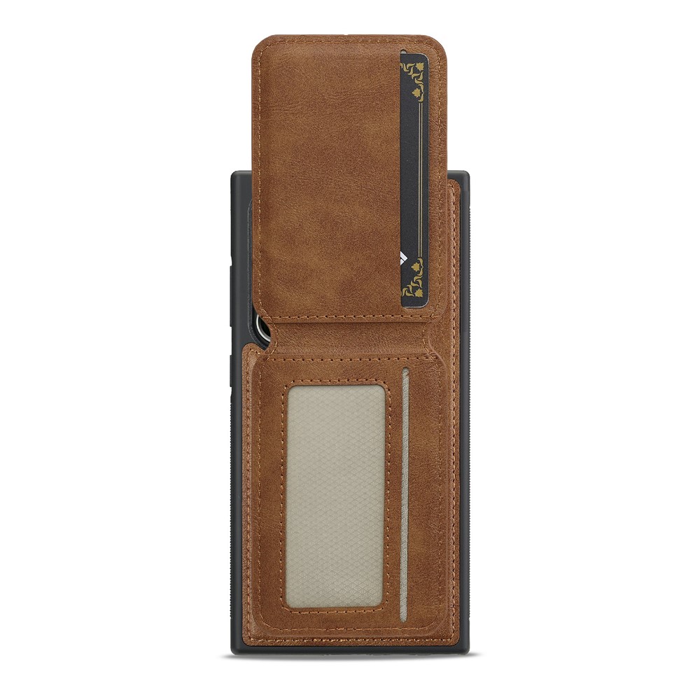 SS Gxy S26 Ultra - LC.IMEEKE Case Leather With Wallet Brown - 7