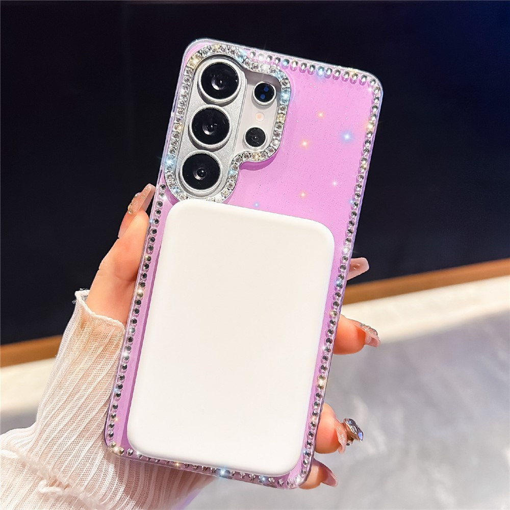 SS Gxy S26 Ultra - Magnetic Case Glitter Transparent - 2