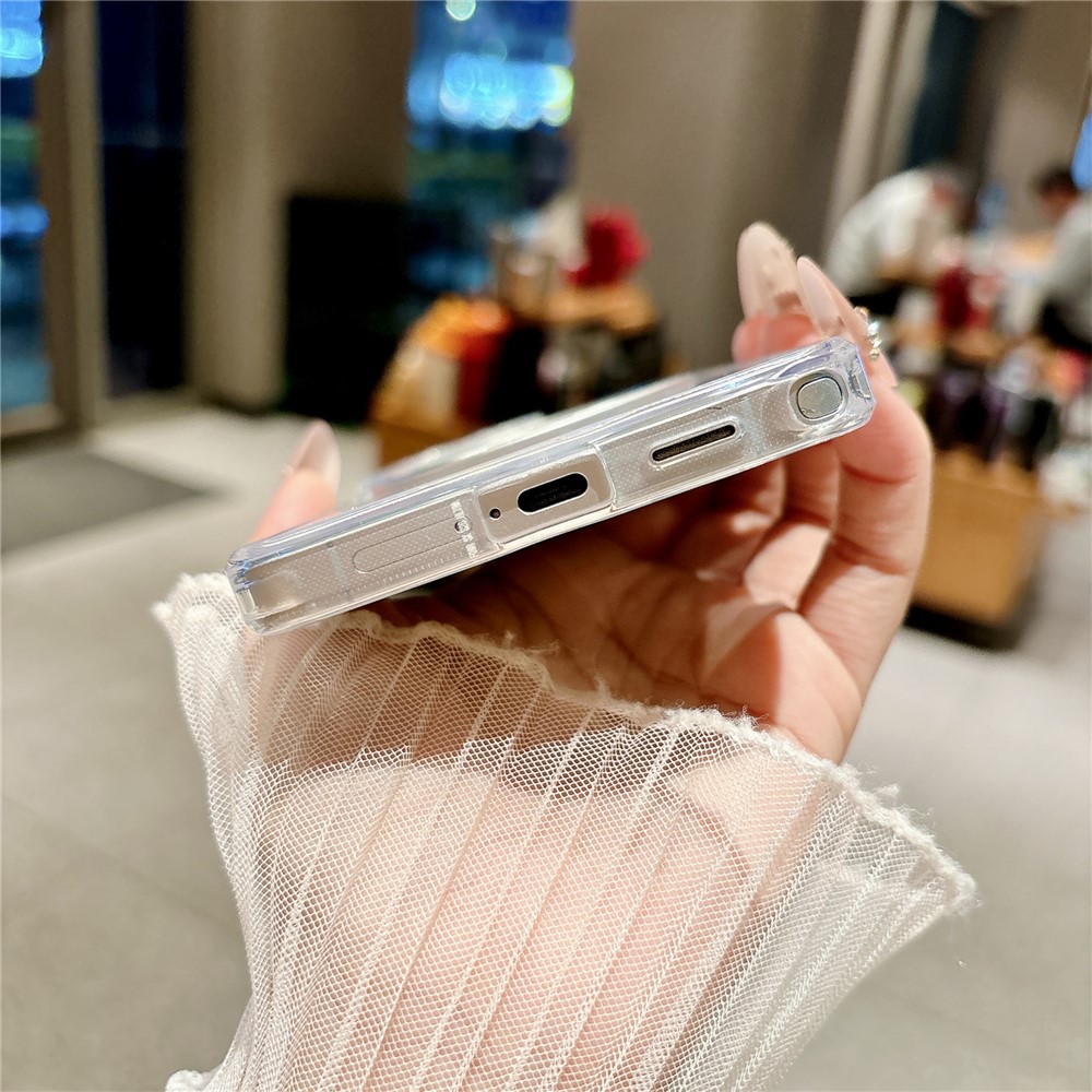 SS Gxy S26 Ultra - Magnetic Rotating With Tempered Glass Transparent - 9