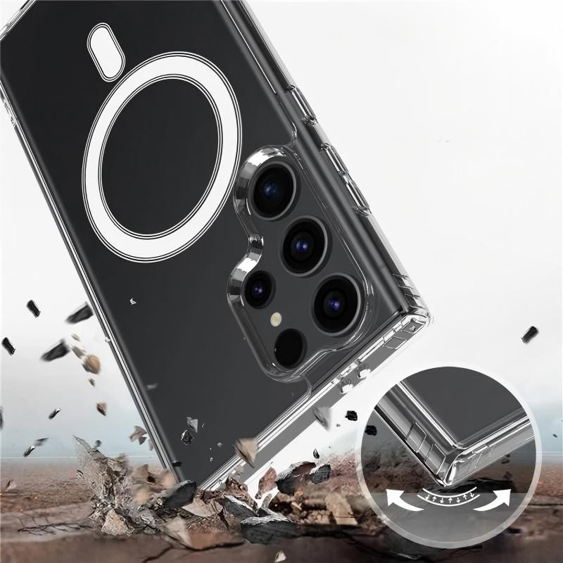 SS Gxy S26 Ultra - WANLONFENG Clear Case With MagSafe - 3