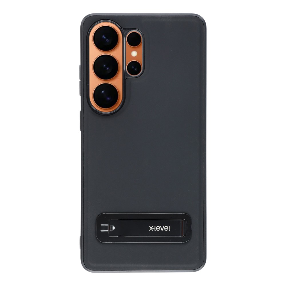 SS Gxy S26 Ultra - X-LEVEL Leather Coated Black