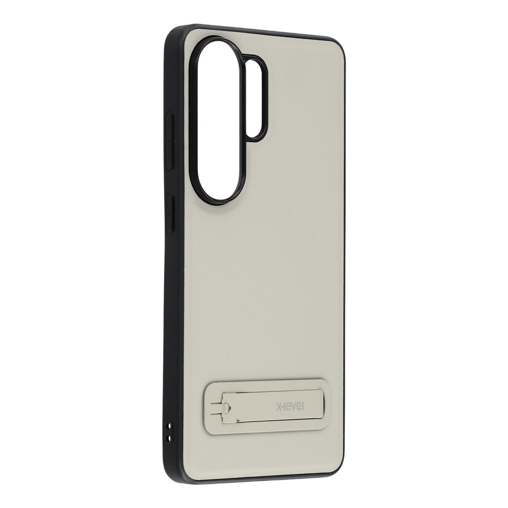 SS Gxy S26 Ultra - X-LEVEL Leather Coated Grey - 2