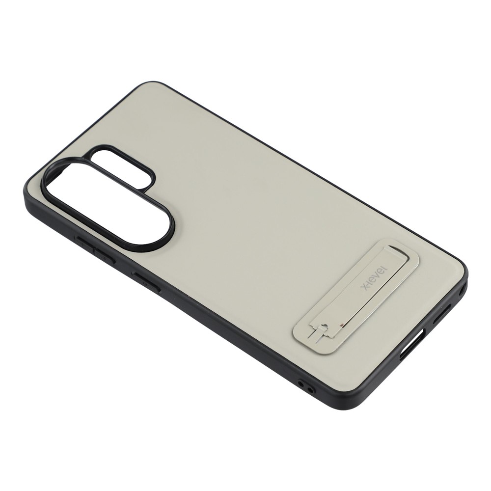 SS Gxy S26 Ultra - X-LEVEL Leather Coated Grey - 4