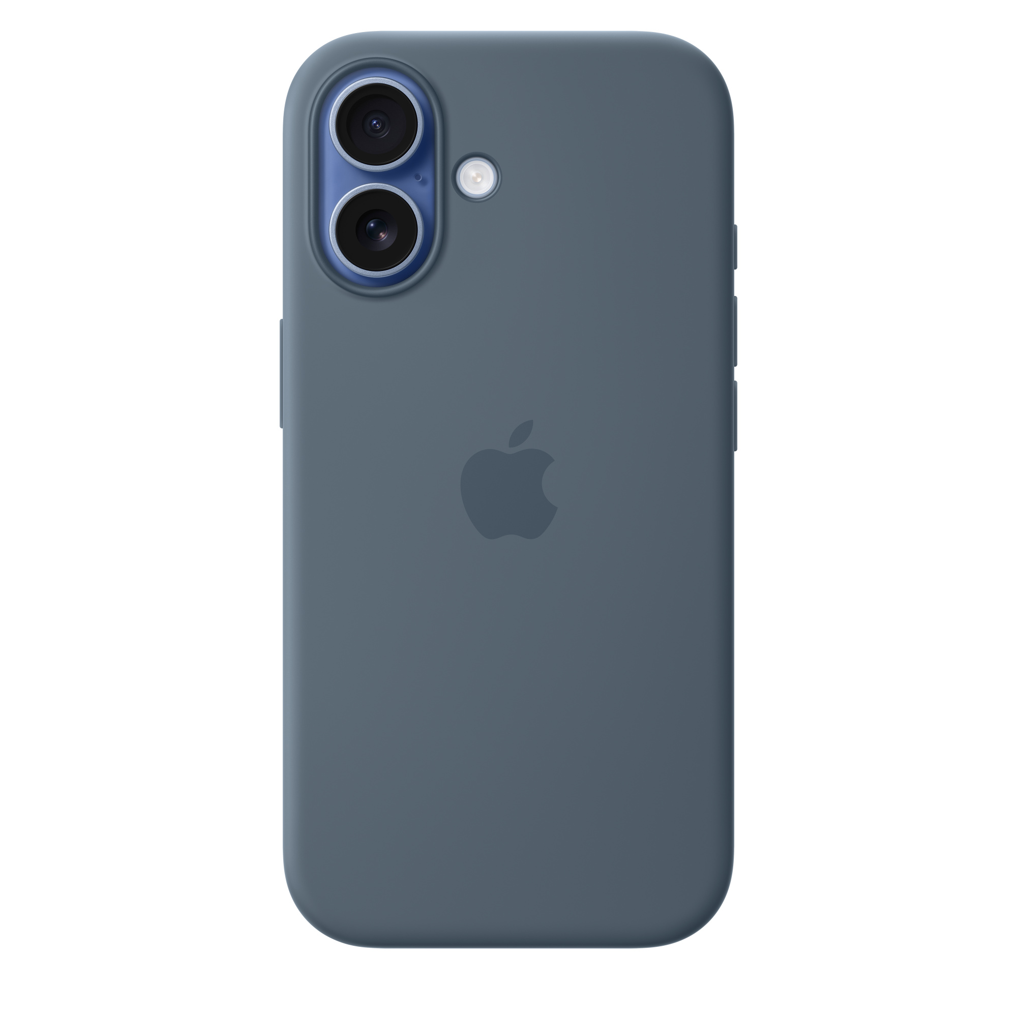 iPhone 17 - Silicone Apple Logo with MagSafe Anchor Blue