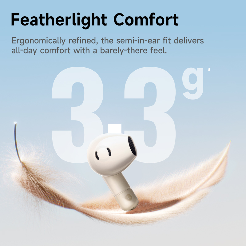 Earphones - BASEUS Bass BS2 Lite True Wireless Sunset Orange - 7