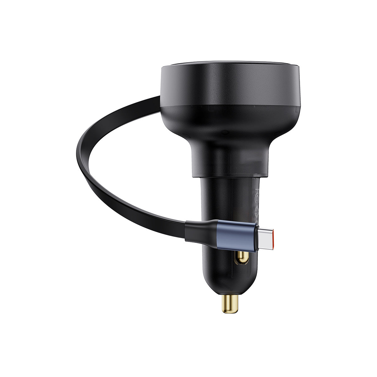 Enjoyment Pro - BASEUS Car Charger Retractable Type-C & Type-C Cable 60W Black - 4