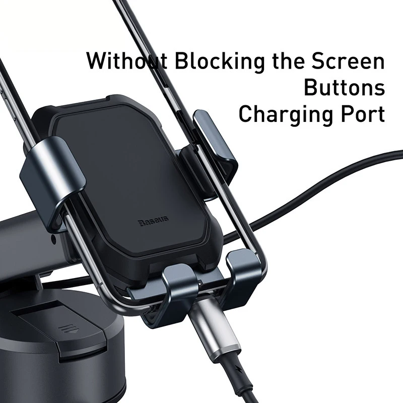 Car Mount - BASEUS Ultra Control Pro Series Holder Set Black - 3