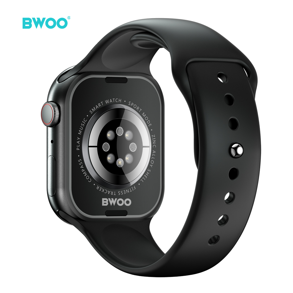 BWOO - Smartwatch WA-06 Silver Band Grey - 2