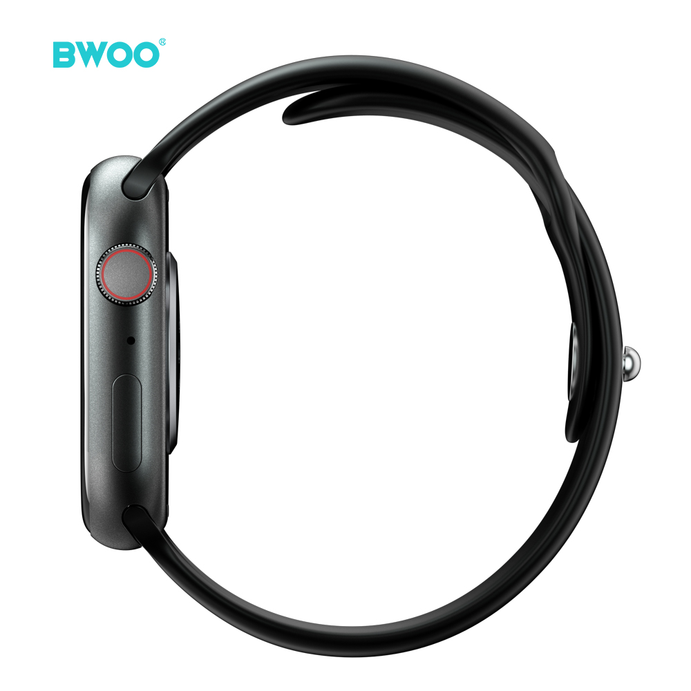 BWOO - Smartwatch WA-06 Silver Band Grey - 3