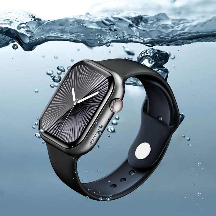 BWOO - Smartwatch WA-06 Silver Band Grey - 8