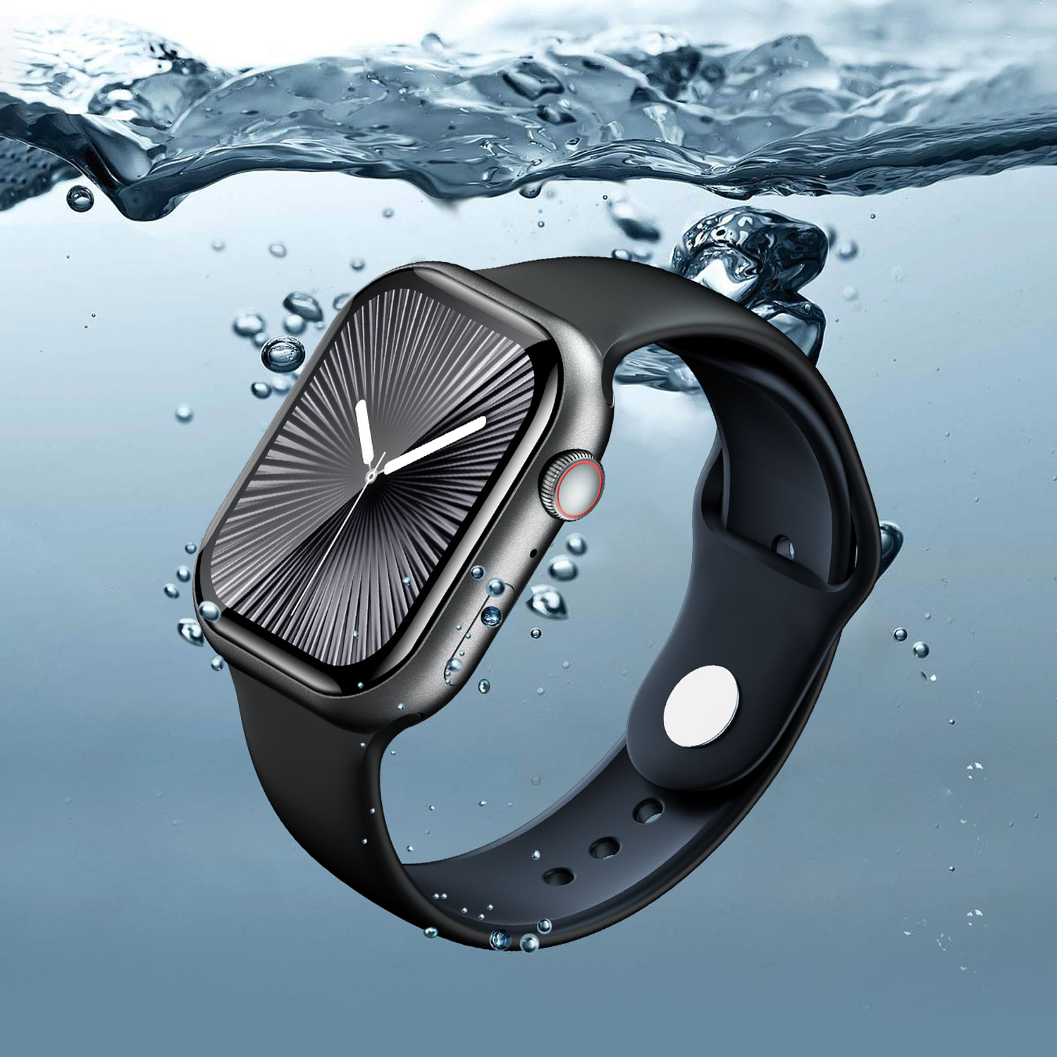 BWOO - Smartwatch WA-06 Silver Band Grey - 10