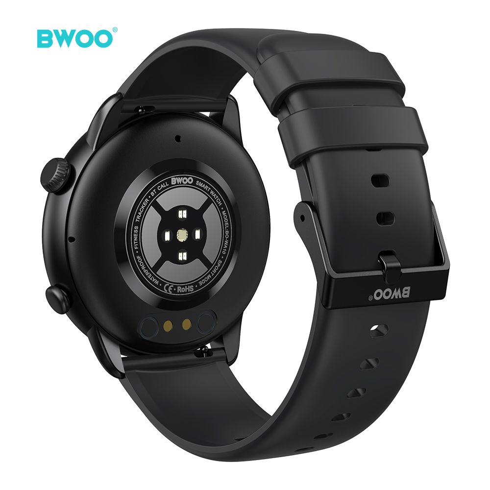 BWOO - Smartwatch WA-10 Black Band Black - 4