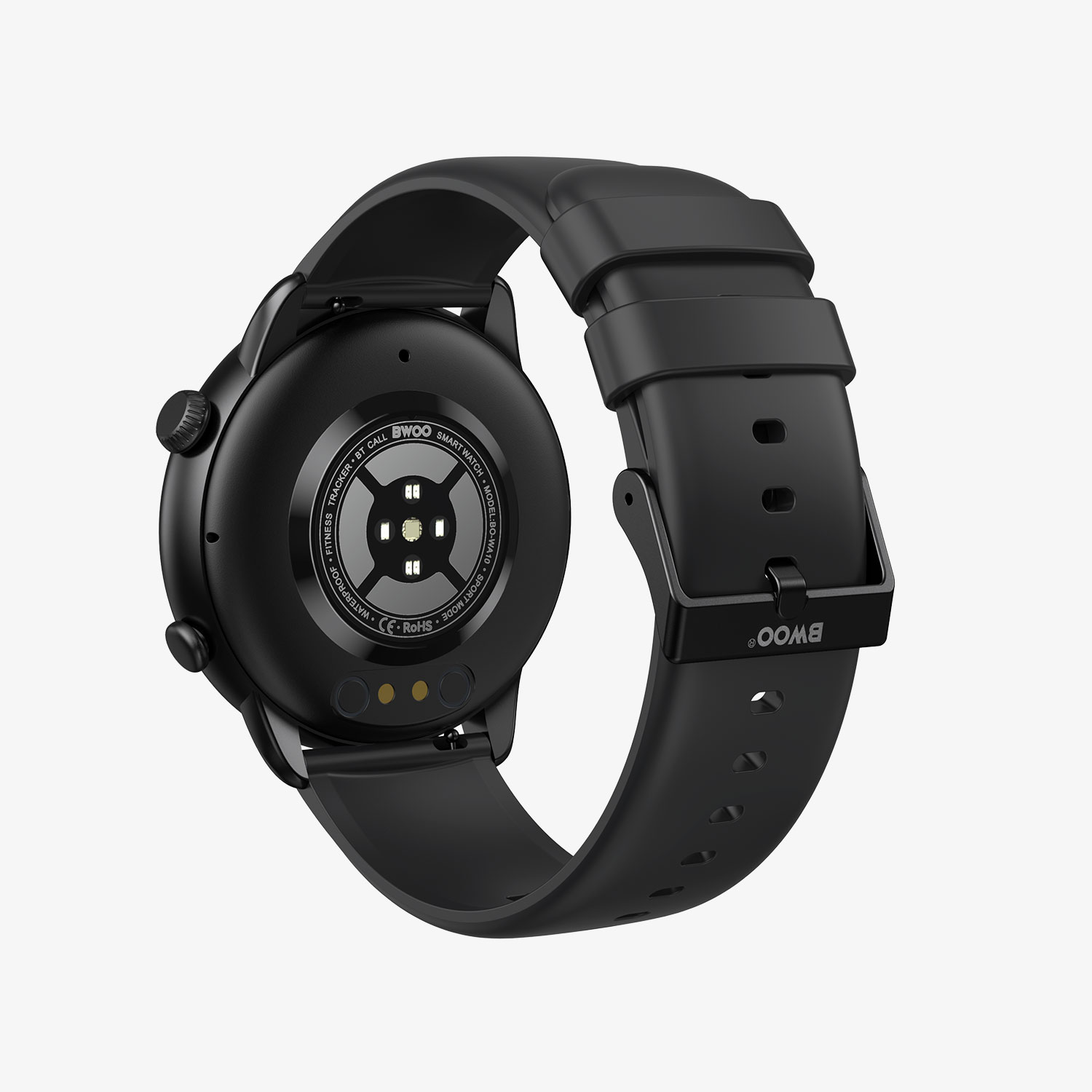 BWOO - Smartwatch WA-10 Black Band Black - 7