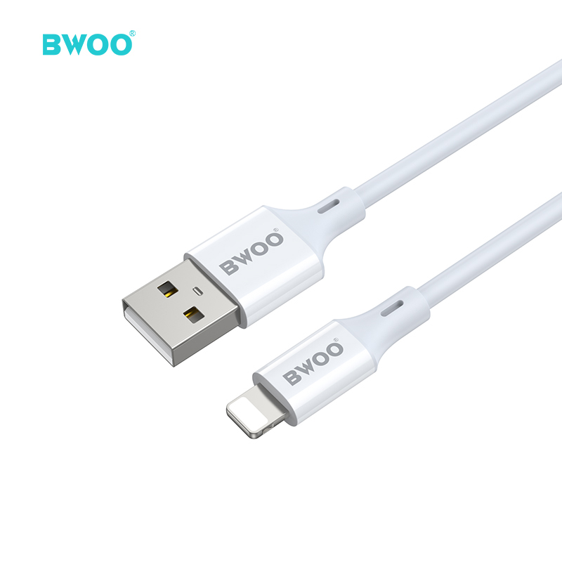 Cable - BWOO USB To Lightning TPU White 3A 1m - 2