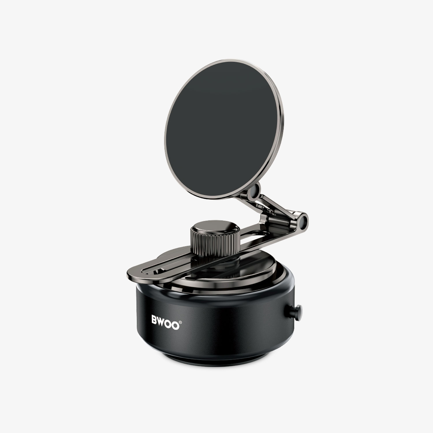 Car Holder - BWOO 360 Rotating Electric Vacuum Magnetic Suction Black - 2