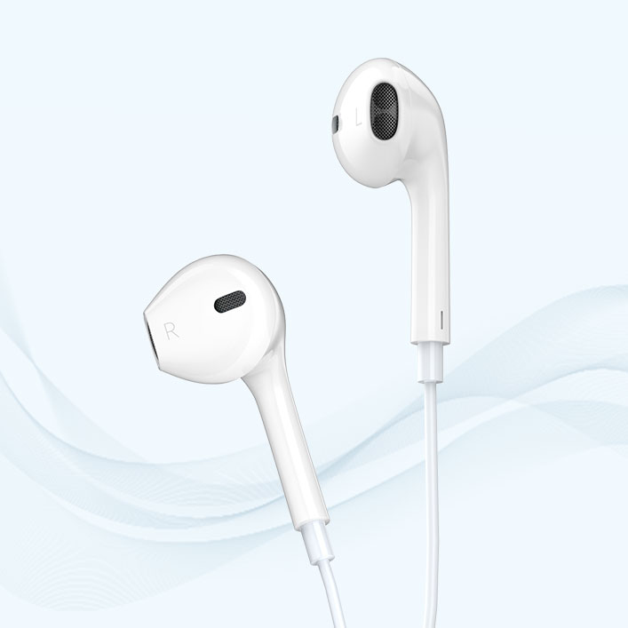 Earphones - BWOO HF175 Type-C White - 2