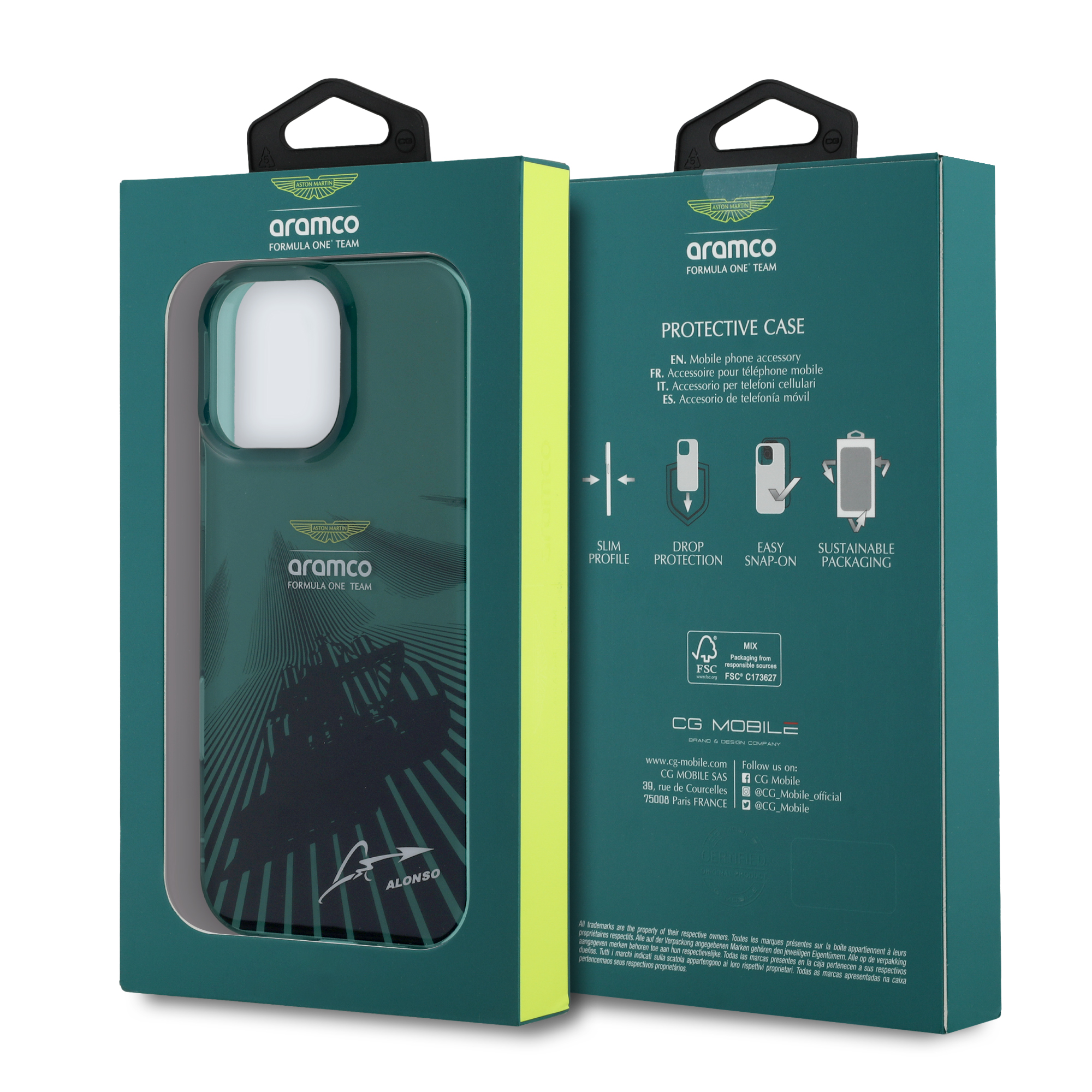 iPhone 16 Pro - ASTON MARTIN F1 IML Alonso Signature F1 Car Green - 8
