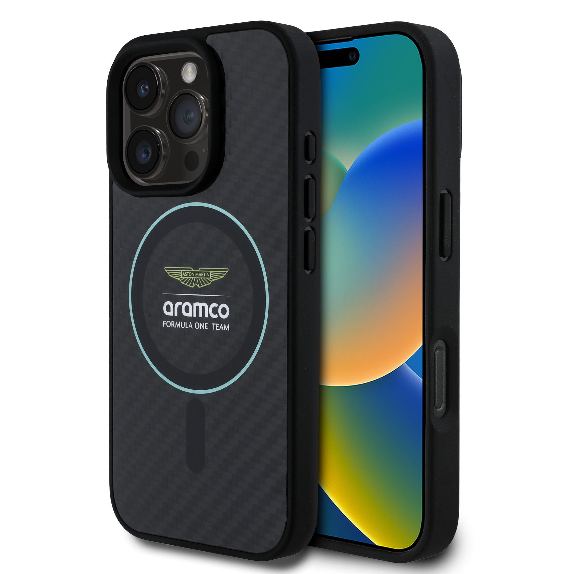 iPhone 16 Pro - ASTON MARTIN F1 Carbon With Circle Green - 2