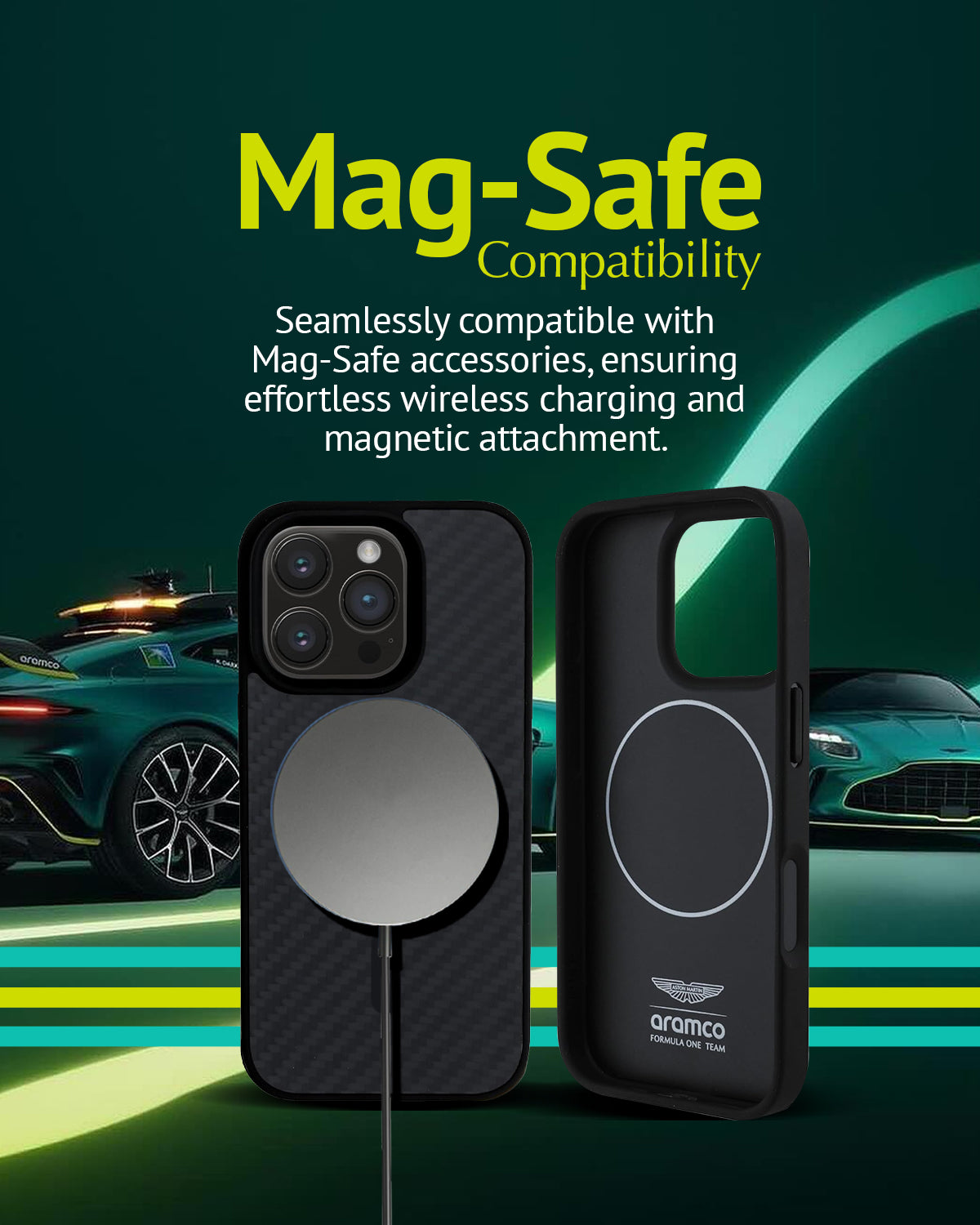 iPhone 16 Pro - ASTON MARTIN Circle Green With MagSafe - 4