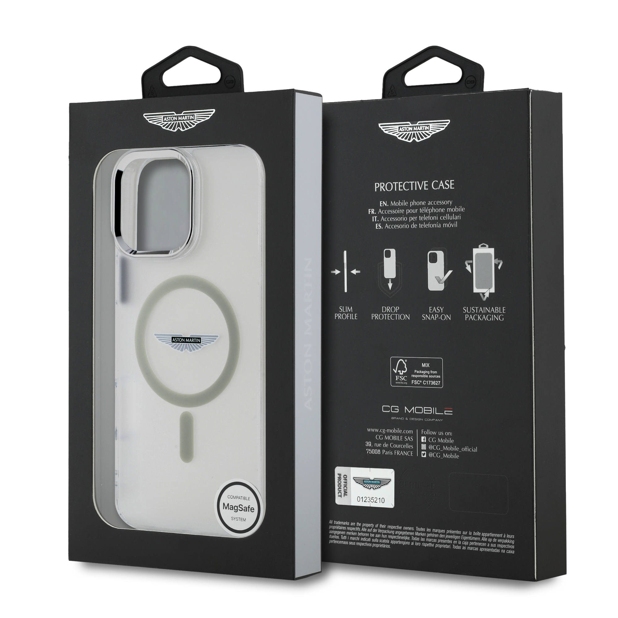 iPhone 16 Pro - ASTON MARTIN Frosted Effect Transparent - 8
