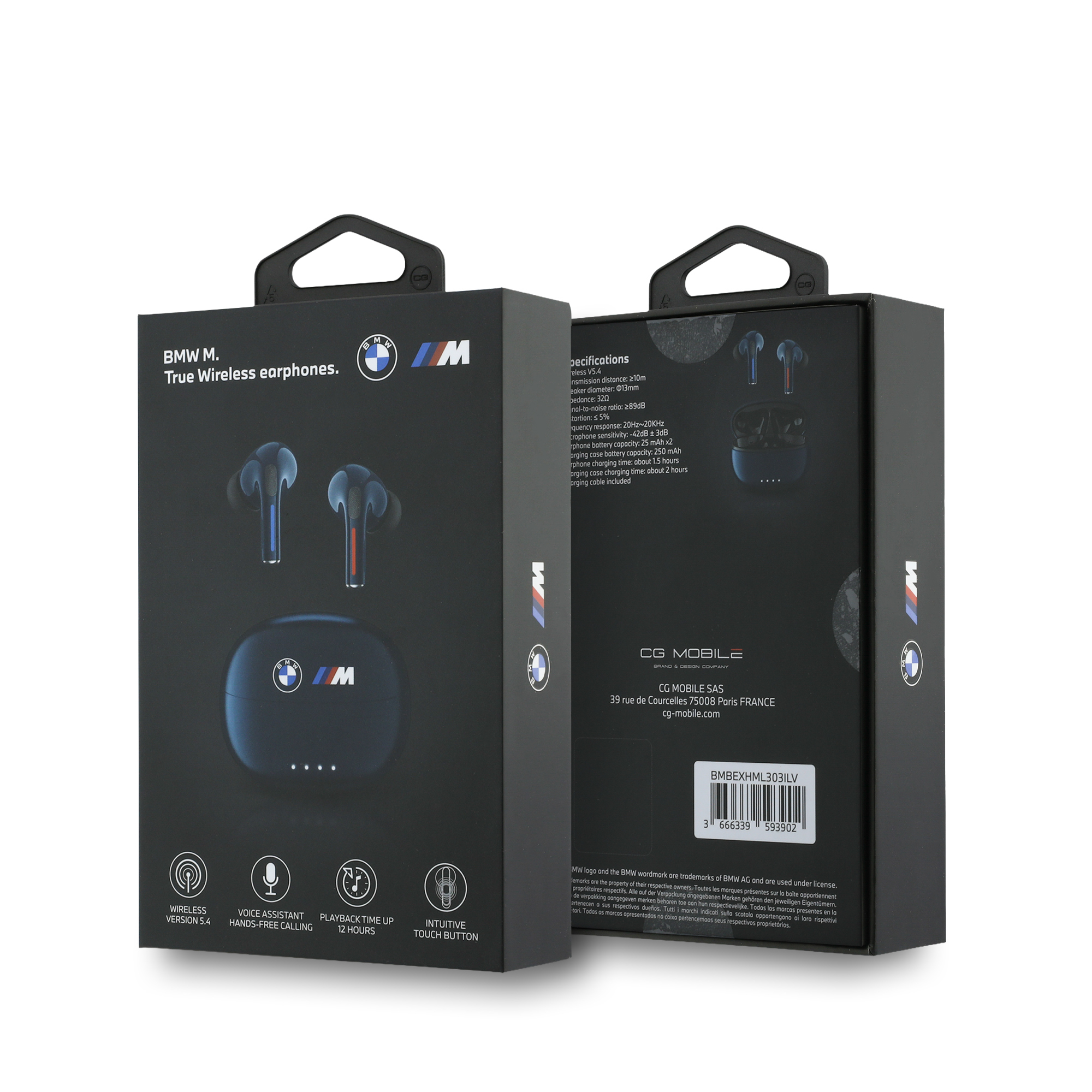 TWS Earbuds - BMW Printed Logo Navy - 6